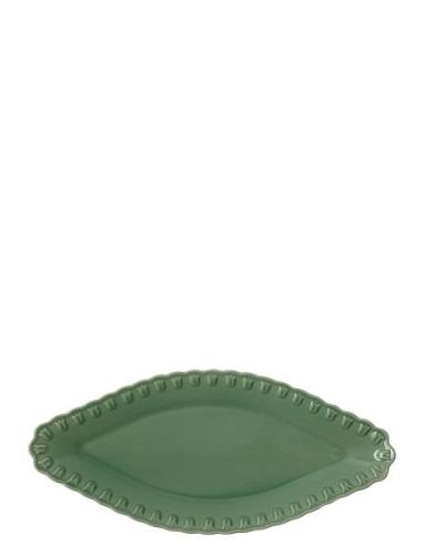 PotteryJo Tulipa Oval Platter Grön