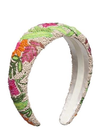 Becksöndergaard Tropica Wide Beaded Hairbrace Multi/patterned