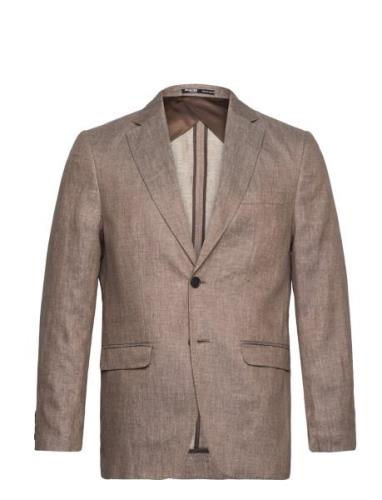 Selected Homme Slhregular-Will Linen Blz Noos Brun