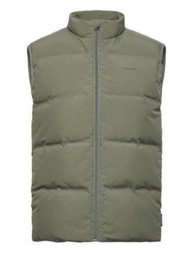 HOLZWEILER Diff Down Vest Khaki Green