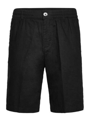 Tom Tailor Regular Linen Shorts Svart