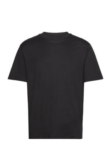 Mango Mercerised Slim-Fit T-Shirt Svart