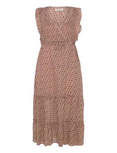 Lollys Laundry Samoll Midi Dress Sl Beige