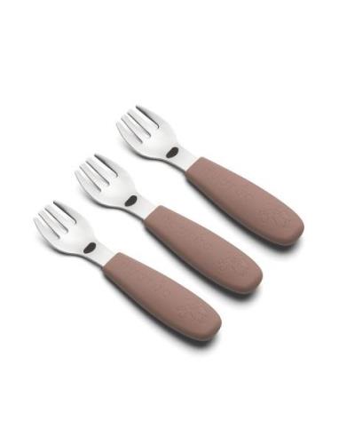 Felix Forks 3 Pack Home Meal Time Cutlery Pink Nuuroo