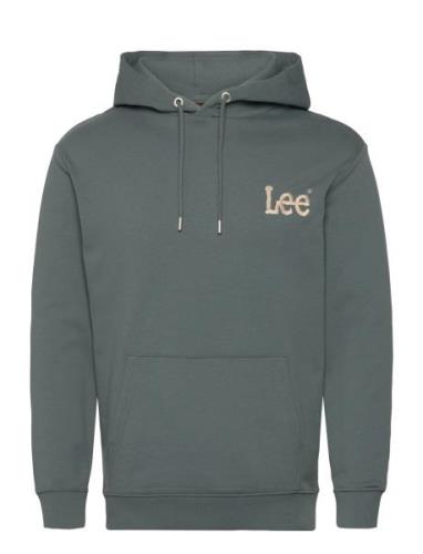 Lee Jeans Core Hoodie Blå