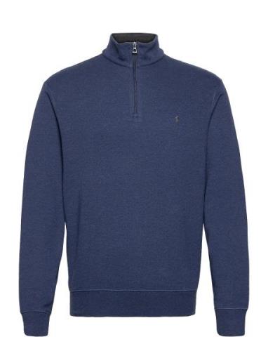 Polo Ralph Lauren Luxury Jersey Quarter-Zip Pullover Blå