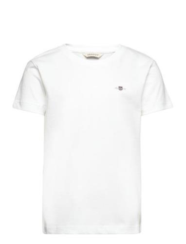 GANT Shield Ss T-Shirt Vit