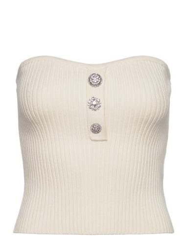 Ba&sh Drako Bustier Beige