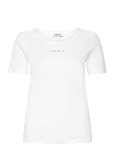 Esprit Casual T-Shirts Vit