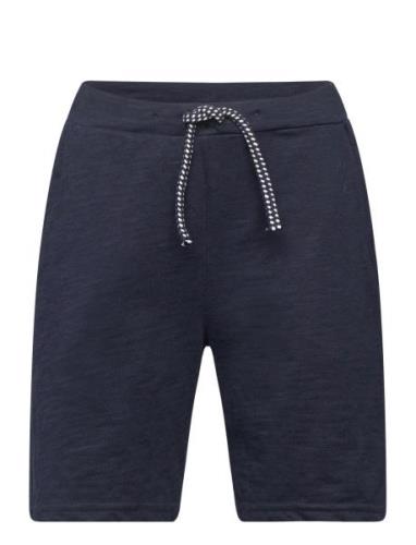 Lindex Shorts Slub Marinblå