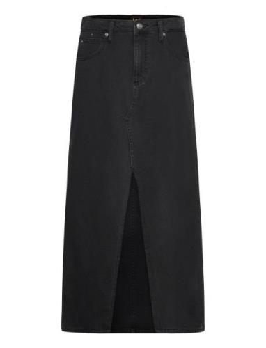 Lee Jeans Maxi Skirt Svart