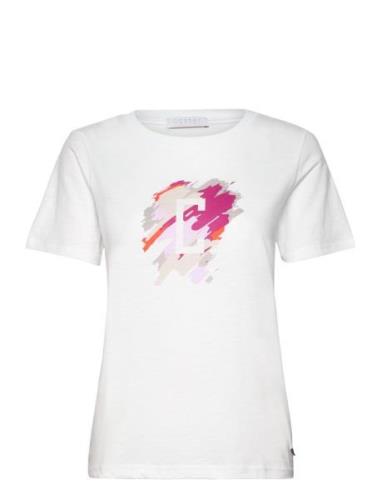 Coster Copenhagen T-Shirt With Paint Mix - Mid Sleeve Vit