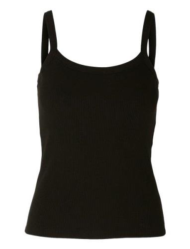 Selected Femme Slfcelica Anna Strap Tank Top Noos Svart