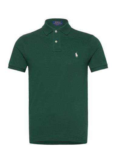 Polo Ralph Lauren Slim Fit Mesh Polo Shirt Grön