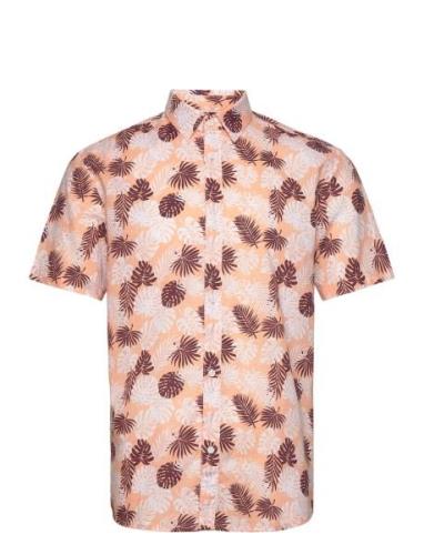 Tom Tailor Relaxed Printed Slubyarn Shirt Rosa