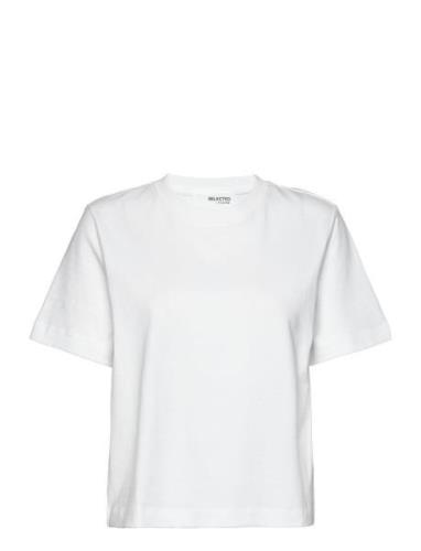 Selected Femme Slfessential Ss Boxy Tee Noos Vit