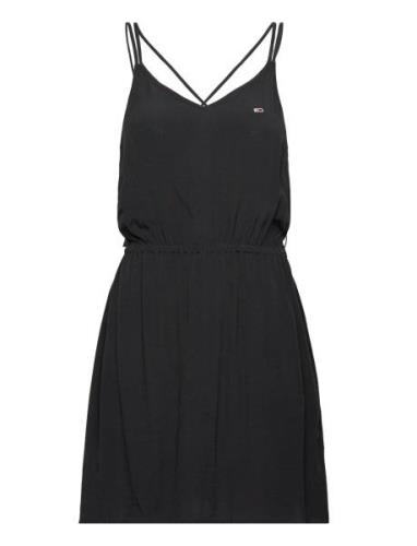 Tommy Jeans Tjw Essential Strappy Dress Svart