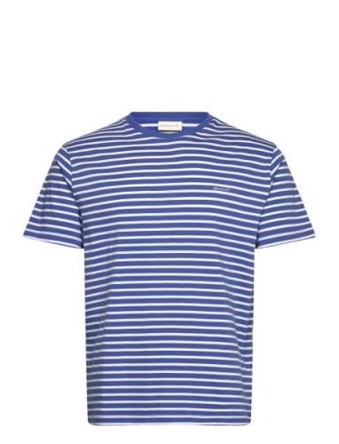 GANT Striped T-Shirt Blå