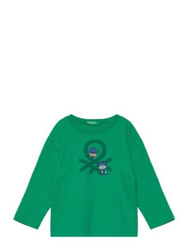 United Colors Of Benetton T-Shirt L/S Grön