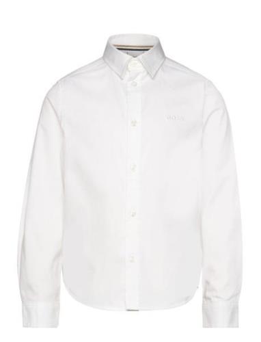 BOSS Long Sleeved Shirt Vit