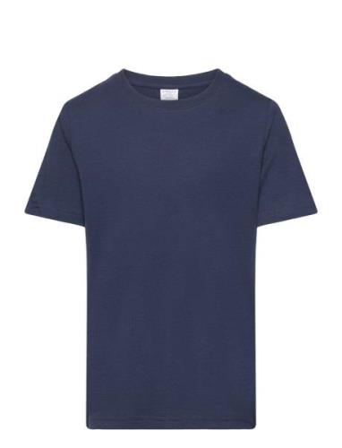 Lindex T Shirt Regular Solid Blå