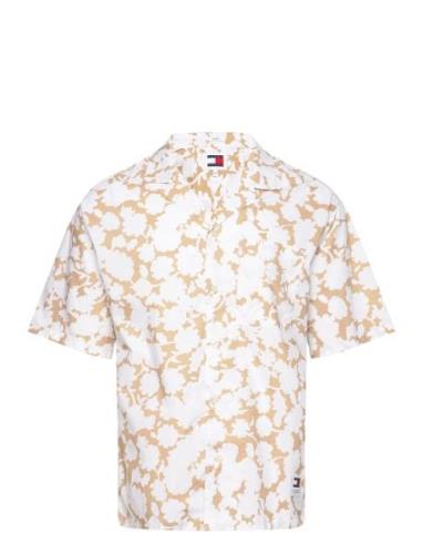 Tommy Jeans Tjm Rlx Floral Aop Camp Shirt Vit