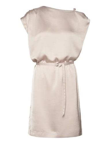 Dante6 D6Grayson Satin Dress Beige