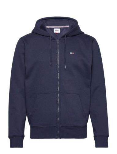 Tommy Jeans Tjm Regular Fleece Zip Hoodie Marinblå