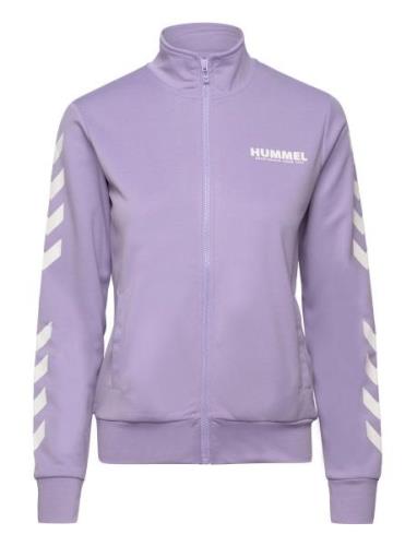 Hummel Hmllegacy Poly Woman Zip Jacket Lila