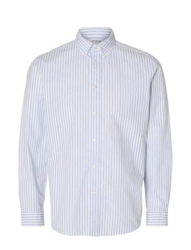 Selected Homme Slhslimrick-Poplin Shirt Ls Noos Vit