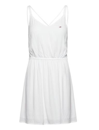 Tommy Jeans Tjw Essential Strappy Dress Vit