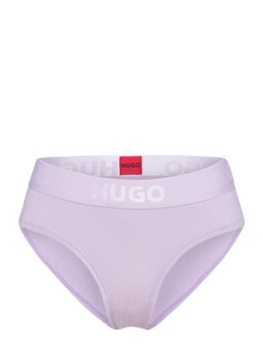 HUGO Brief Sporty Logo Lila