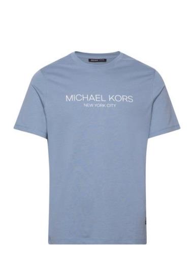 Michael Kors Fd Modern Tee Blå