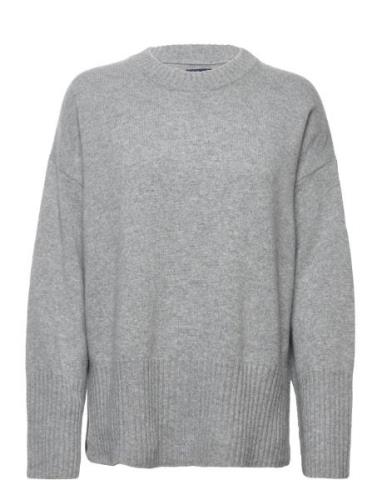 GANT Lounge C-Neck Sweater Grå