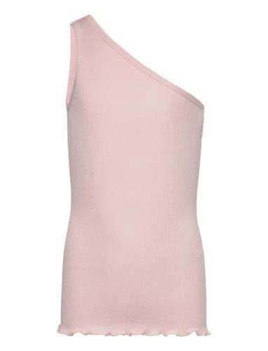 Rosemunde Kids Cotton Shoulder Top Rosa