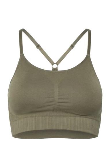 Hummel Hmlmt Define Seamless Padded Bra Khaki Green