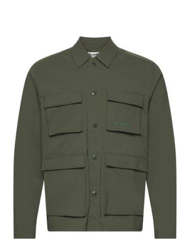 Resteröds Nylon Overshirt Grön