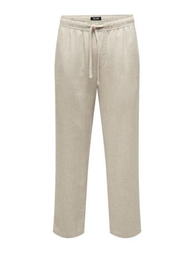 Kids Only Kobsinus Loose Linen Pant Wvn Beige