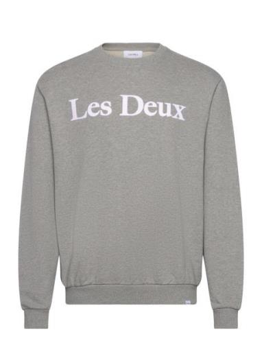 Les Deux Charles Sweatshirt Grå