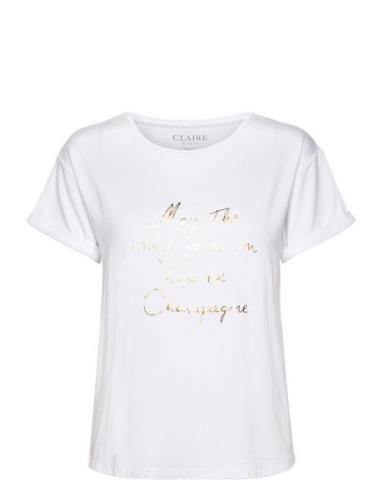 Claire Woman Aoife - T-Shirt Vit