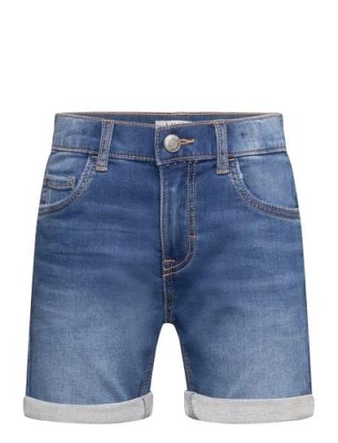 Lindex Shorts Staffan Jersey Denim Bl Blå