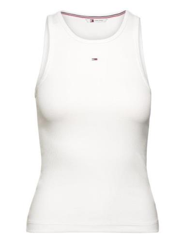 Tommy Jeans Tjw Essential Rib Tank Vit