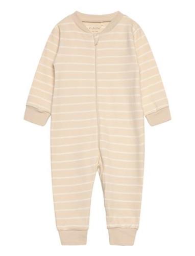 Fixoni Nightsuit W.zipper Beige