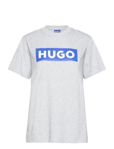 HUGO BLUE Vintage Tee_B Grå