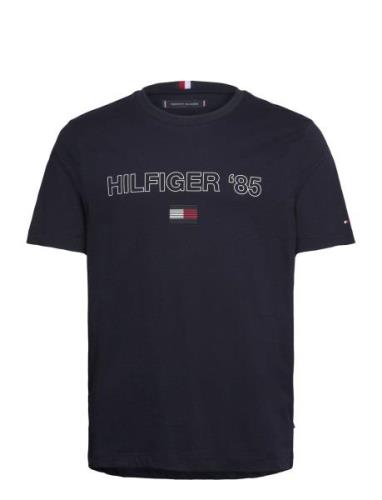 Tommy Hilfiger Hilfiger 85 Tee Blå