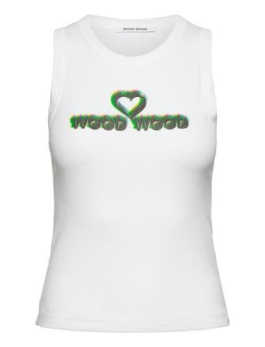 Wood Wood Nicole Rib Vest Vit