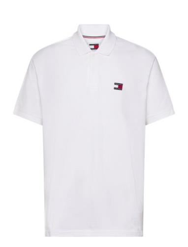 Tommy Jeans Tjm Reg Badge Polo Vit