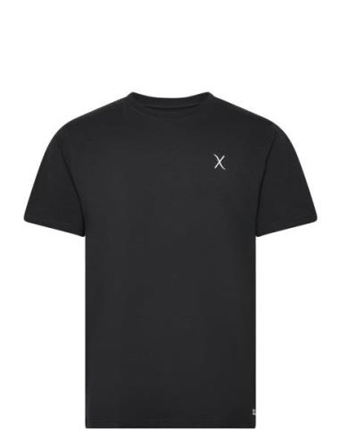 Clean Cut Copenhagen Cross Logo Organic Tee Svart