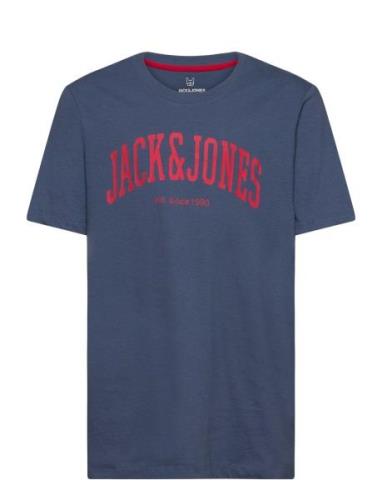 Jack & J S Jjejosh Tee Ss Crew Neck Noos Jnr Marinblå