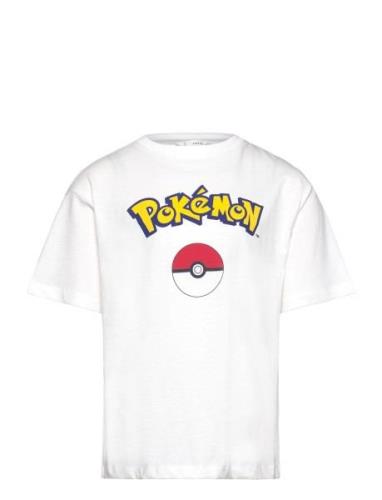 Mango Pokemon T-Shirt Vit